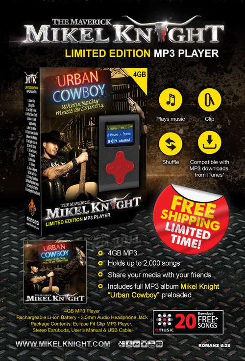 Order Mikel Knight Limited Edition MP3 Player