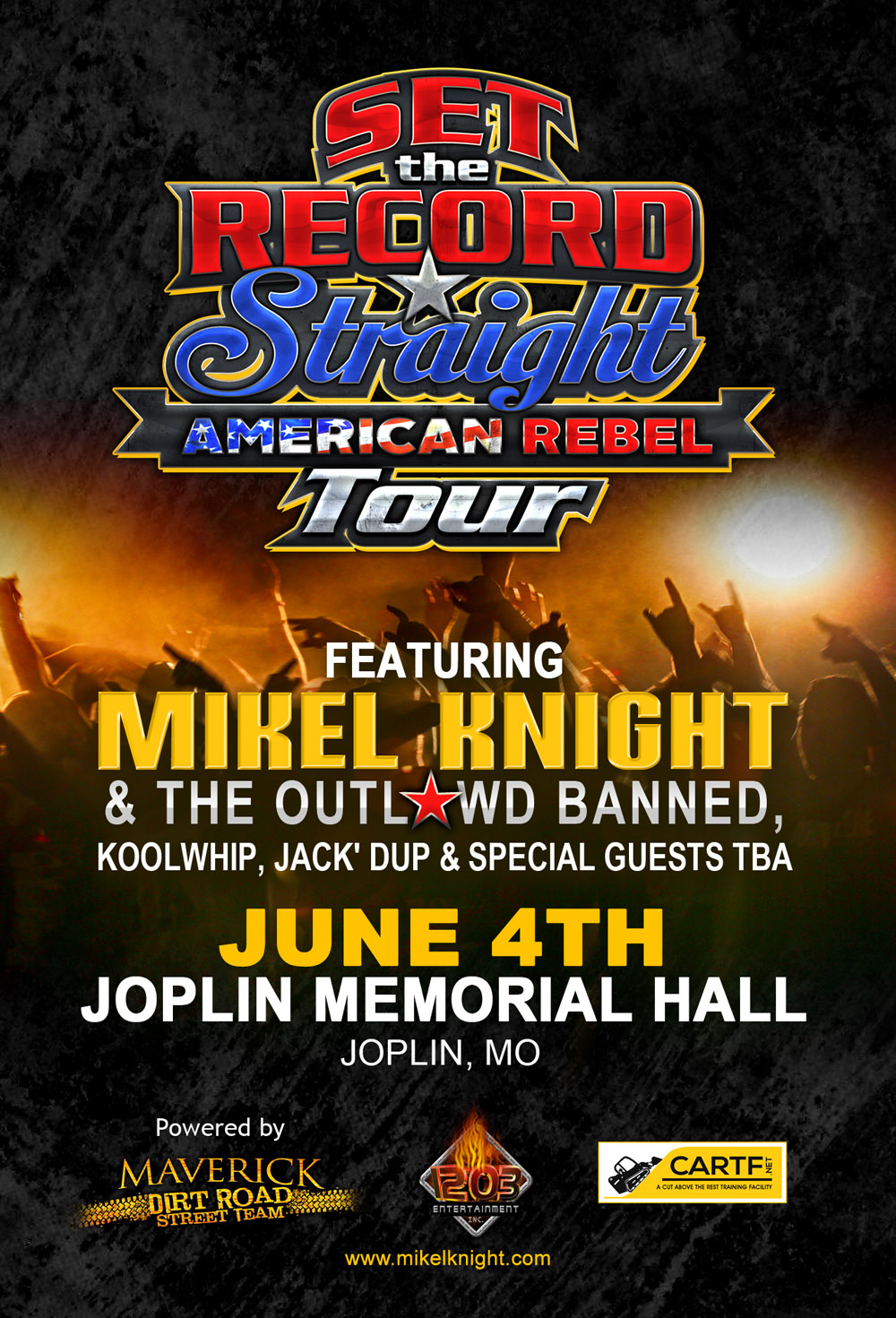 Set The Record Straight American Rebel Tour – June 4th